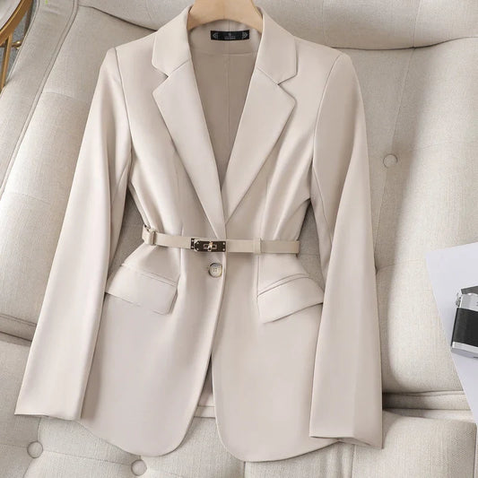 Chic Women's Single-Button Blazer